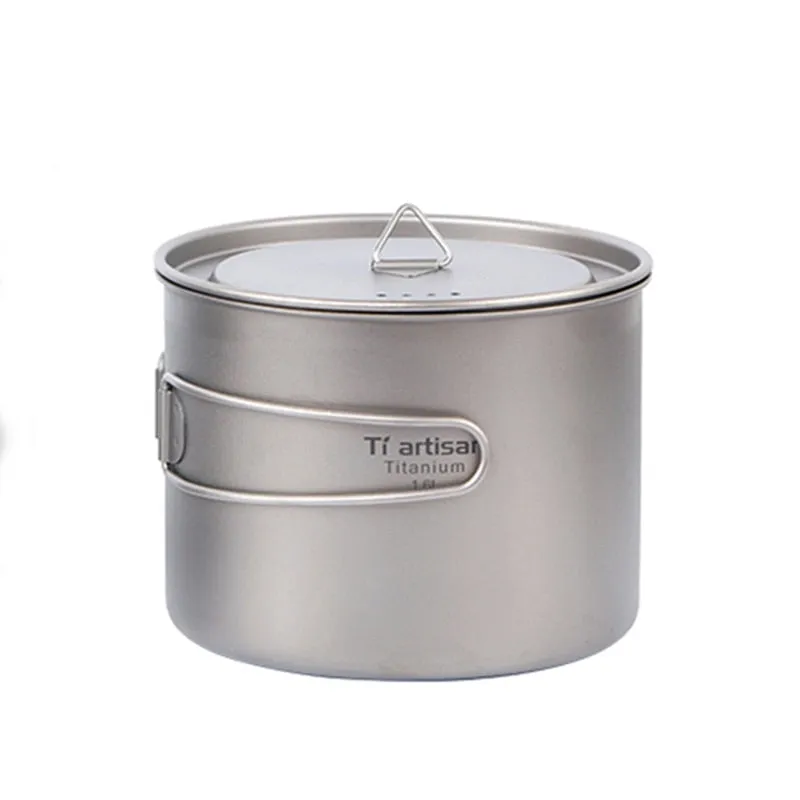 Titanium Pot Portable Folding Cooking Pot