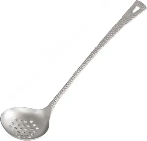 Titanium Skimmer Spoon Lightweight Slotted Spoon with Long Handle for Cooking, Hot Pot, Pasta, Soup & Frying Durable Food Strainer & Colander Kitchen Tools RT1043T