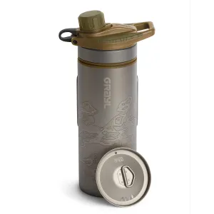 Titanium Water Purifier Bottle - Stay Hydrated Anywhere!