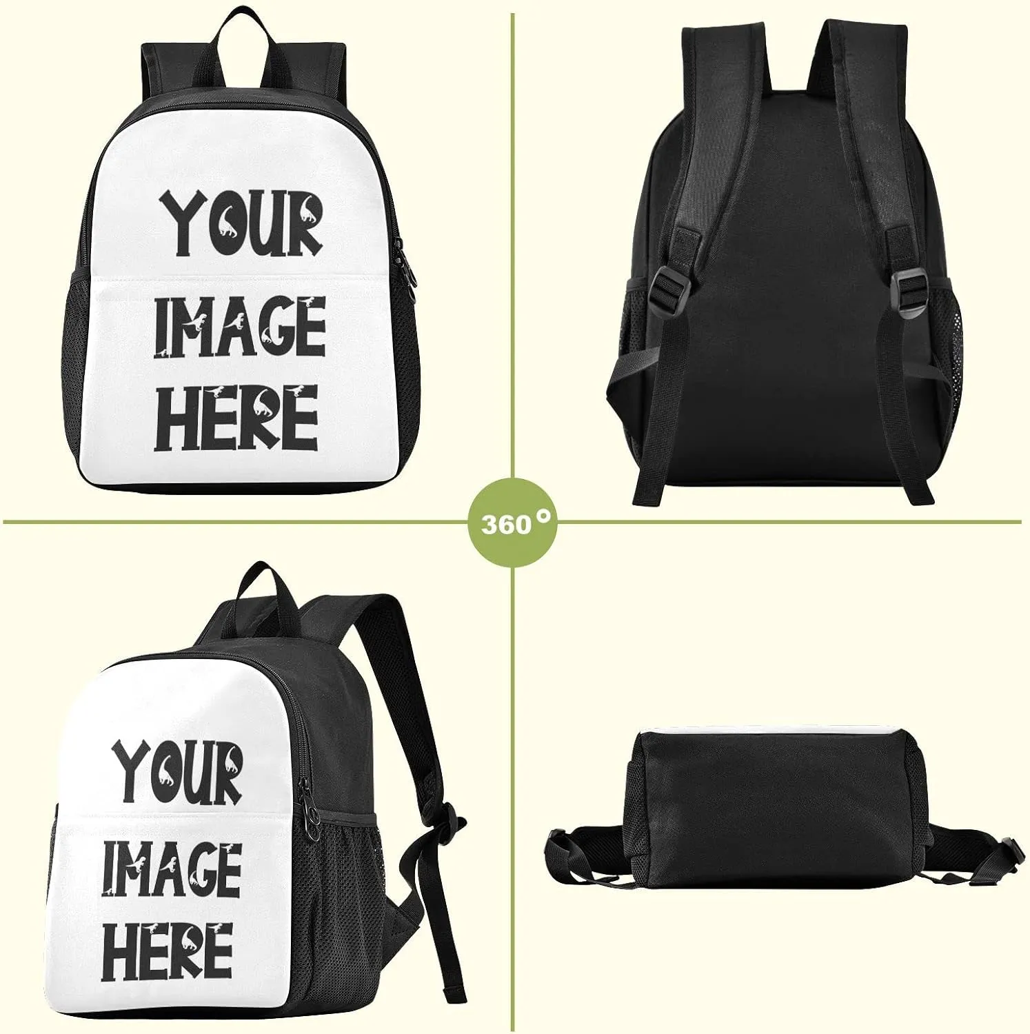 Toddler Backpack - Waterproof Mini Backpack for Boys/Girls, Cute Small Kindergarten Preschool Bag, 13 Inch