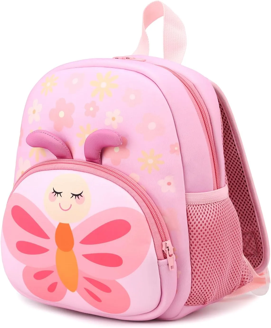 Toddler Backpack,12inch Preschool Backpack Cute Cartoon Animal Waterproof Lightweigt Kids Schoolbag for Boys Girls (Butterfly)