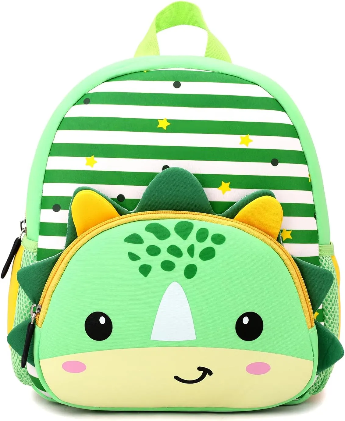 Toddler Backpack,12inch Preschool Backpack Cute Cartoon Animal Waterproof Lightweigt Kids Schoolbag for Boys Girls (Dinosaur Green)