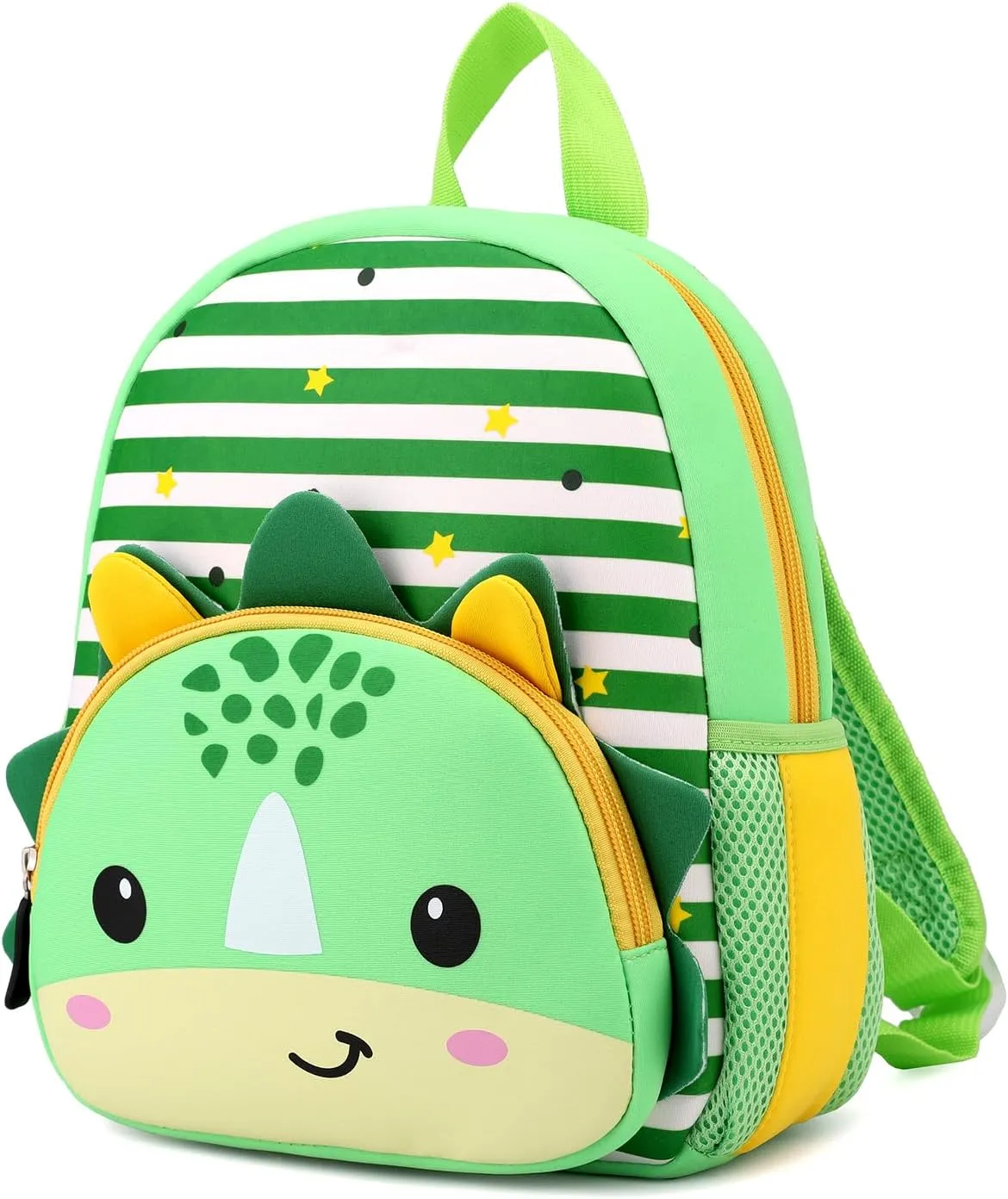 Toddler Backpack,12inch Preschool Backpack Cute Cartoon Animal Waterproof Lightweigt Kids Schoolbag for Boys Girls (Dinosaur Green)