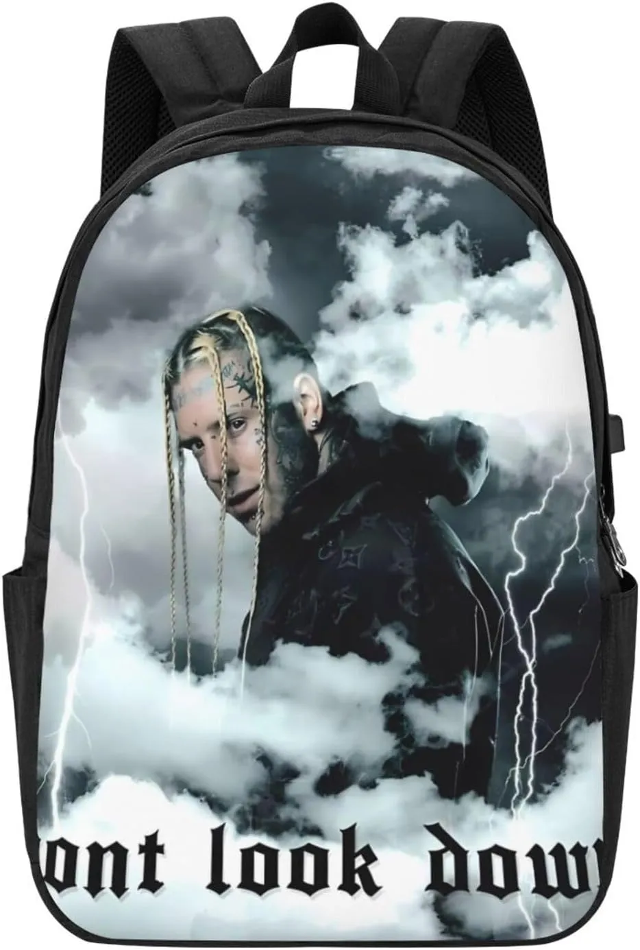 Tom Music Macdonald Backpack Laptop Bag Durable Large Capacity Fashion backpack Travel Bag With USB Charging Port 17in