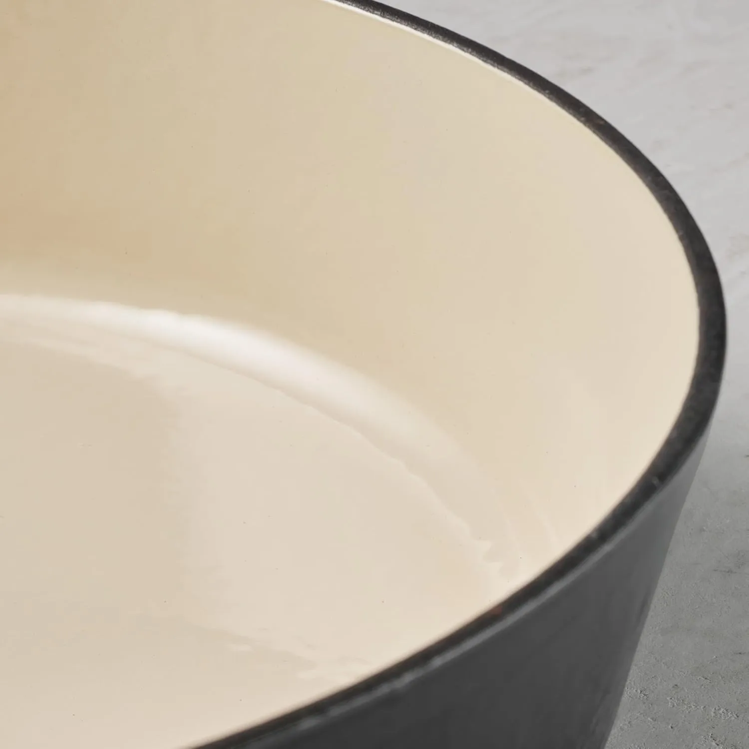 Tramontina Enameled Cast Iron Braiser Pan with Lid, 4-quart, Smoke with Gold Knob
