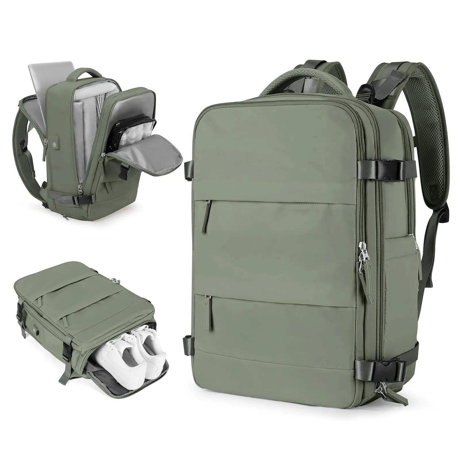 Travel Backpack For Women Men Airline Approved Personal Item Bag For Airlines Carry On Backpack Flight Approved Waterproof Backpack For Traveling On Airplane College Laptop Backpack Travel Must Haves