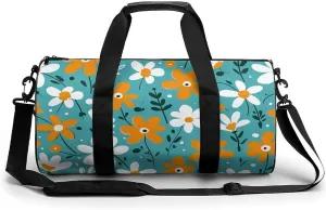 Travel Duffel Bag for Men And Women,Hand Drawn Doodles Waterproof Sports Fitness Bag Portable Travel Duffel Bag