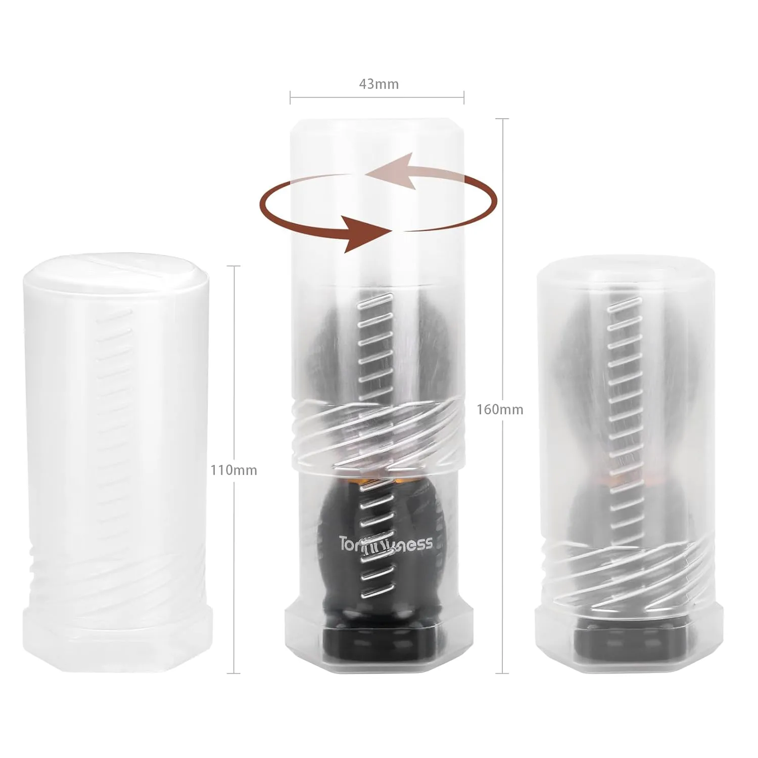 Travel Shaving Brushes Kit For Men, 4 In 1 Shaving Brush Set With Badger Hair Shaving Brush, Shaving Brush Case, Shaving Cream and Foldable Shaving Bowl For Trip