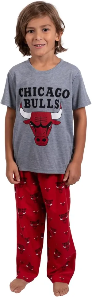 Ultra Game Youth NBA Official 2 Piece T-Shirt & Lounge Pants Pajama Set