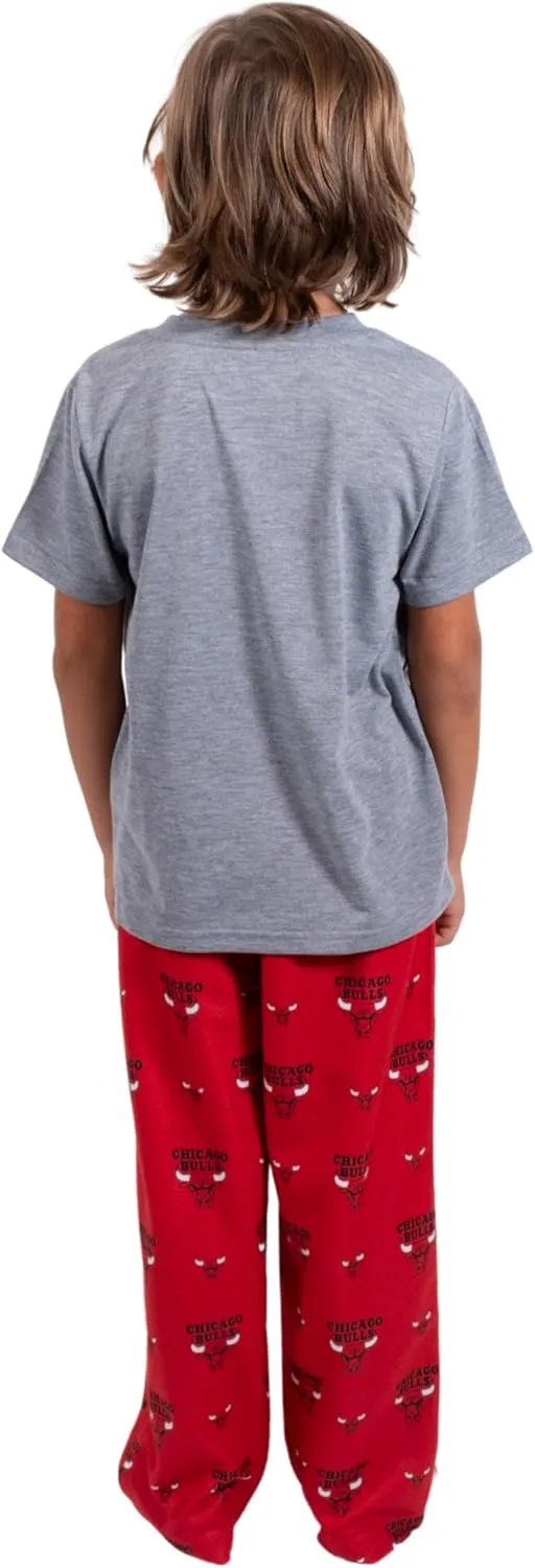 Ultra Game Youth NBA Official 2 Piece T-Shirt & Lounge Pants Pajama Set