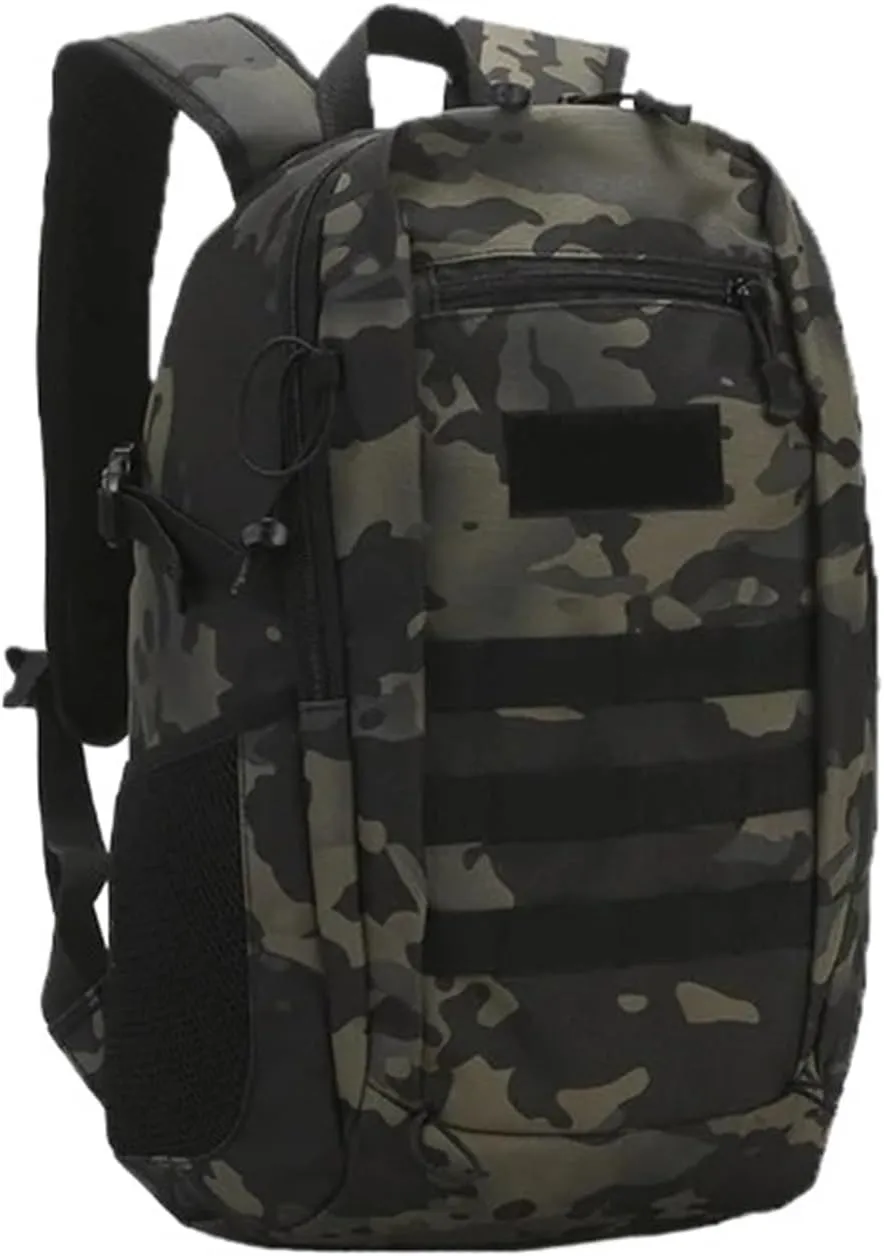 Ultralight Camping Backpack Outdoor Sports Bags Mountain Pocket Hiking Rucksack Daypack Traveling Cotton Canvas Bag(A)
