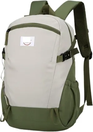 Ultralight Camping Backpack Outdoor Sports Bags Mountain Pocket Hiking Rucksack Daypack Traveling Cotton Canvas Bag(Army green)