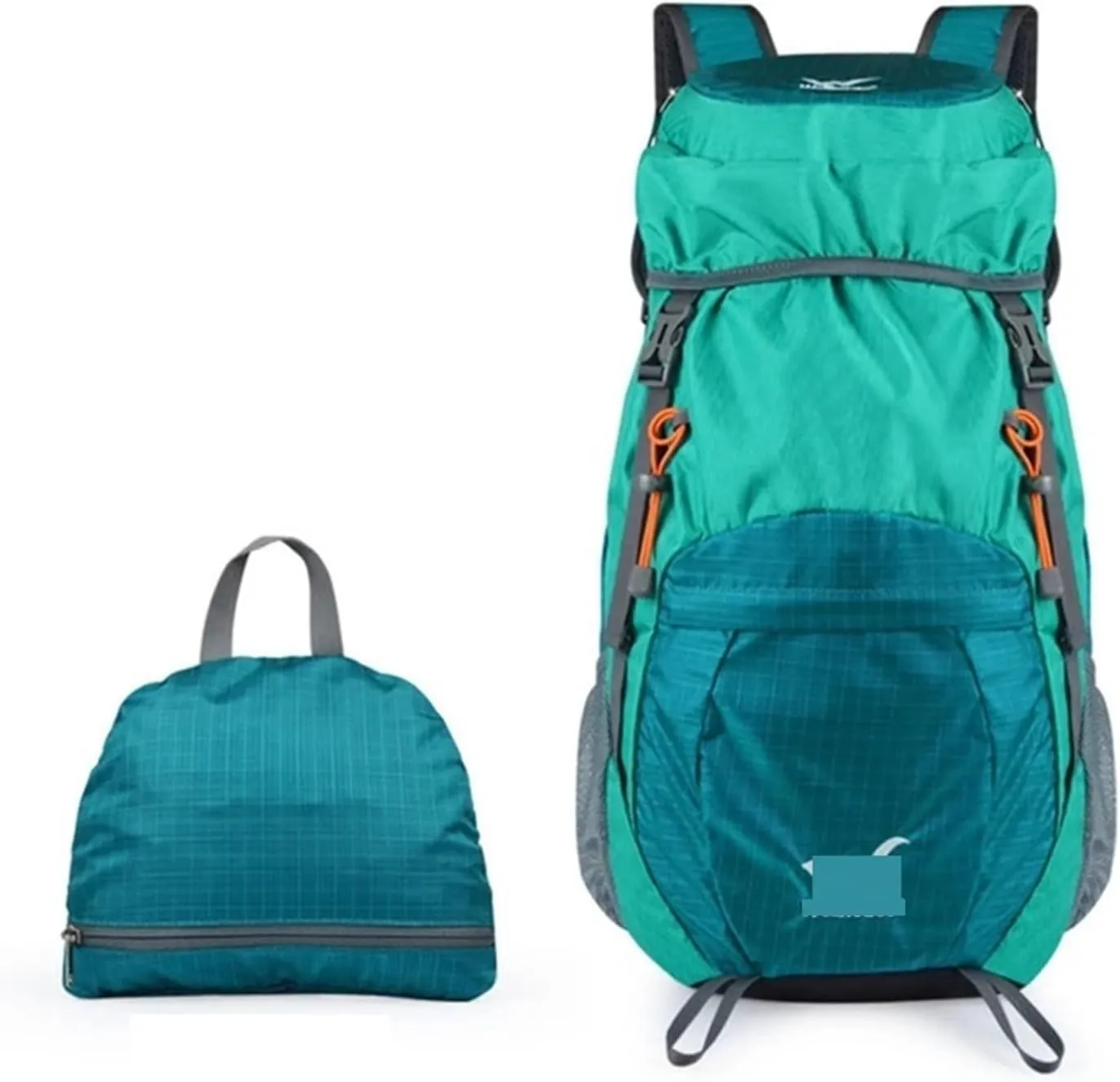 Ultralight Camping Backpack Outdoor Sports Bags Mountain Pocket Hiking Rucksack Daypack Traveling Cotton Canvas Bag(Black color)