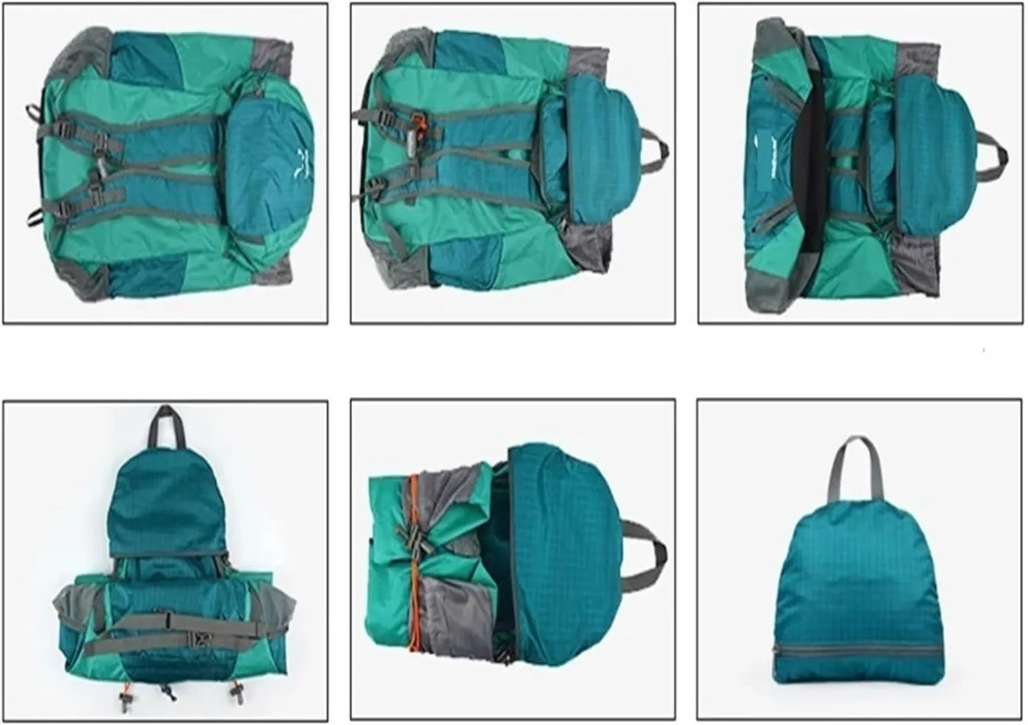 Ultralight Camping Backpack Outdoor Sports Bags Mountain Pocket Hiking Rucksack Daypack Traveling Cotton Canvas Bag(Black color)
