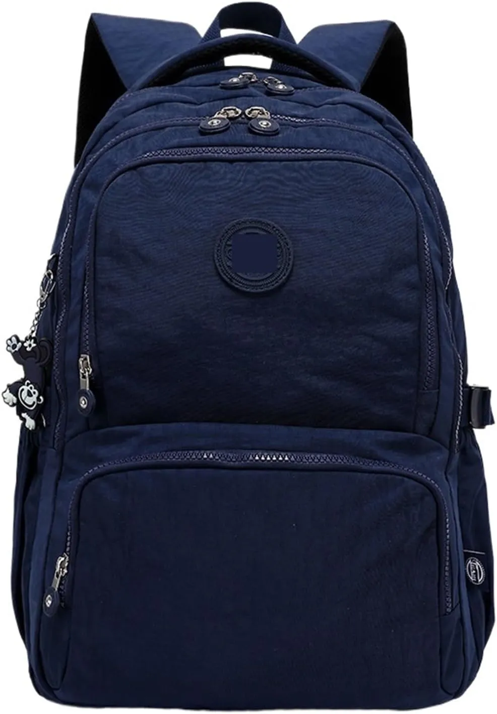 Ultralight Camping Backpack Outdoor Sports Bags Mountain Pocket Hiking Rucksack Daypack Traveling Cotton Canvas Bag(Dark blue,2321 31x14x42cm)