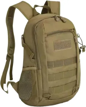 Ultralight Camping Backpack Outdoor Sports Bags Mountain Pocket Hiking Rucksack Daypack Traveling Cotton Canvas Bag(E)