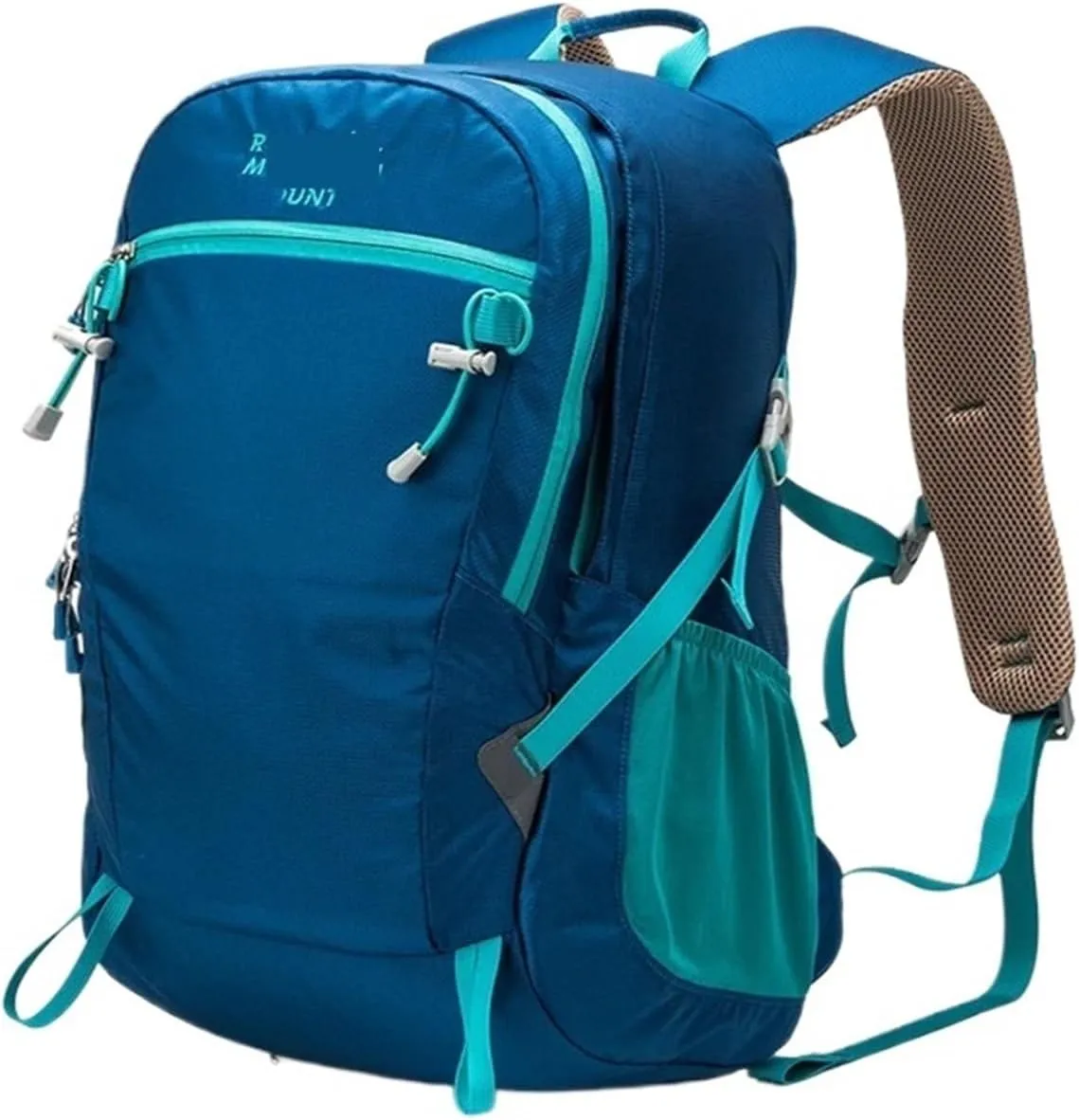 Ultralight Camping Backpack Outdoor Sports Bags Mountain Pocket Hiking Rucksack Daypack Traveling Cotton Canvas Bag(L - Blue)