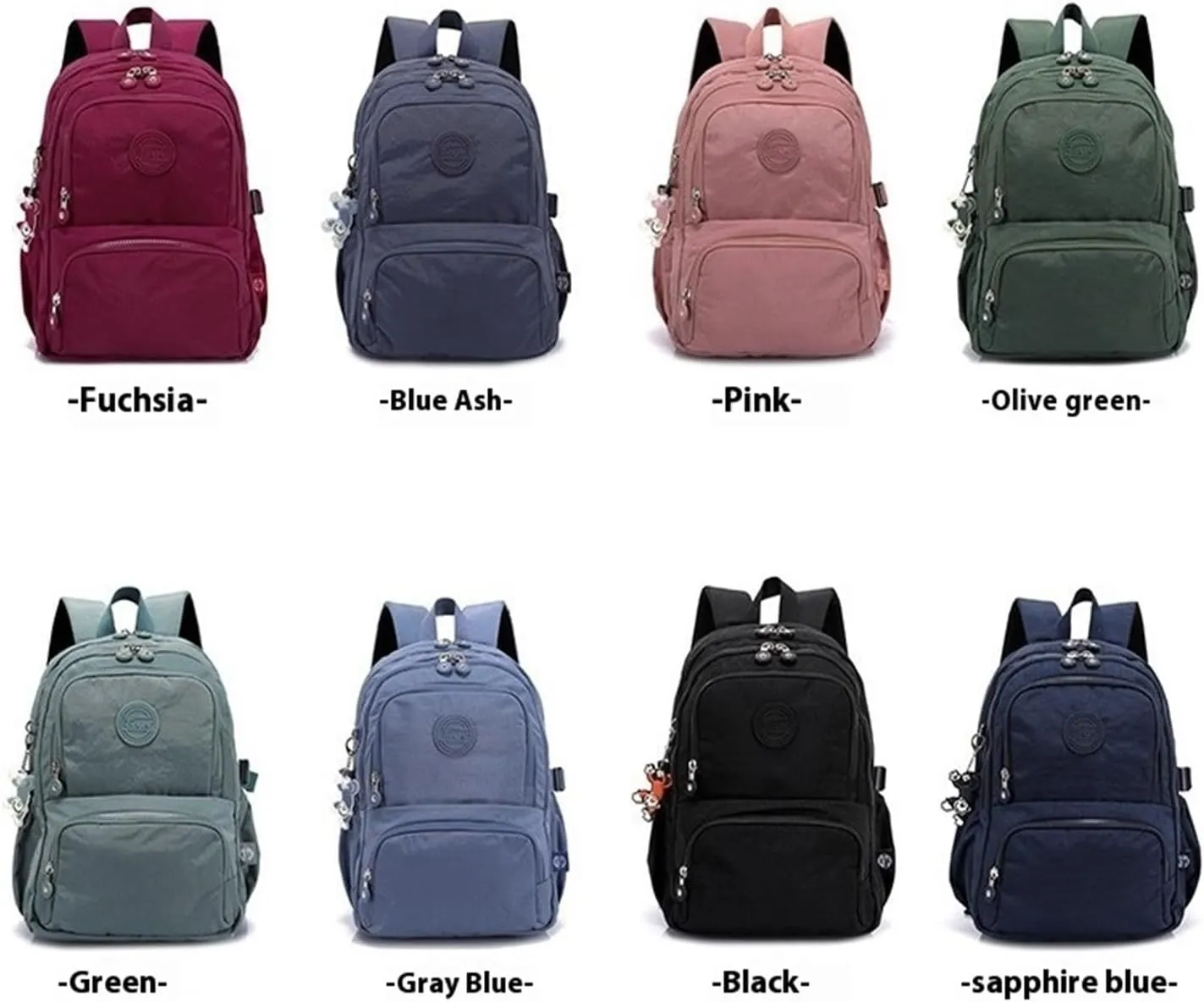 Ultralight Camping Backpack Outdoor Sports Bags Mountain Pocket Hiking Rucksack Daypack Traveling Cotton Canvas Bag(Light blue,2321 31x14x42cm)
