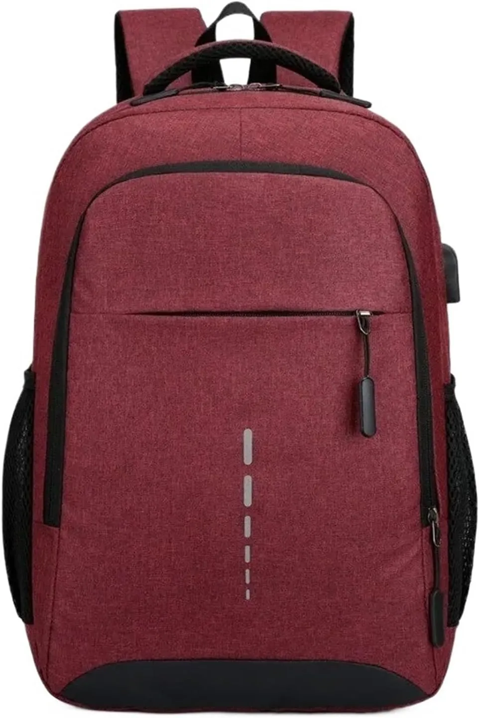 Ultralight Camping Backpack Outdoor Sports Bags Mountain Pocket Hiking Rucksack Daypack Traveling Cotton Canvas Bag(Red)