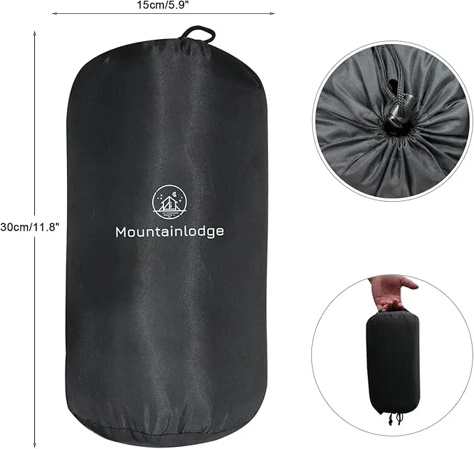 Ultralight Fleece Sleeping Bag Liner,Mummy Sleeping Bag Liner with Hood and Stuff Sack Suit for Camping,Travelling and Hiking in All Seasons