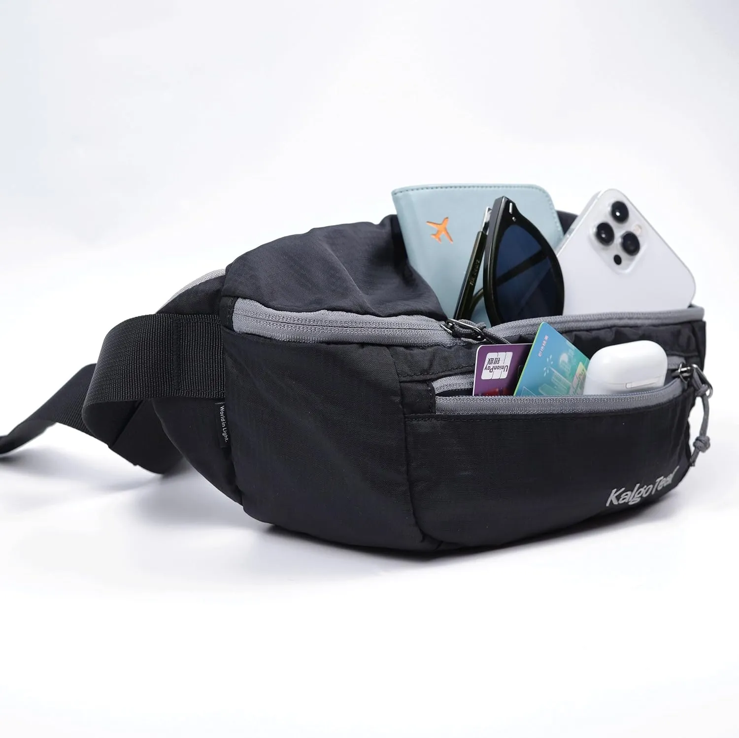 Ultralight Rambler Waist Pack 3L, Water Resistant Crossbody Fanny Pack for Women & Men, Cycling, Hiking and Travel