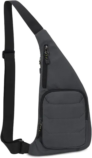 Ultralight Sling Bags Outdoor Hiking Daypacks Chest Shoulder Bag Men Crossbody Bags Women Waist Bag Cover Pack Rucksack for Travel Hiking Bicycle Sport Gym Daypacks Small Daypacks Grey B
