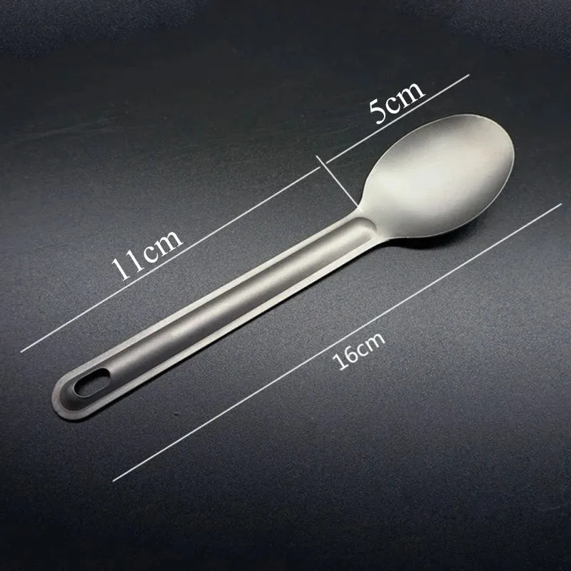 Ultralight Titanium Spork for Outdoor Camping and Picnic