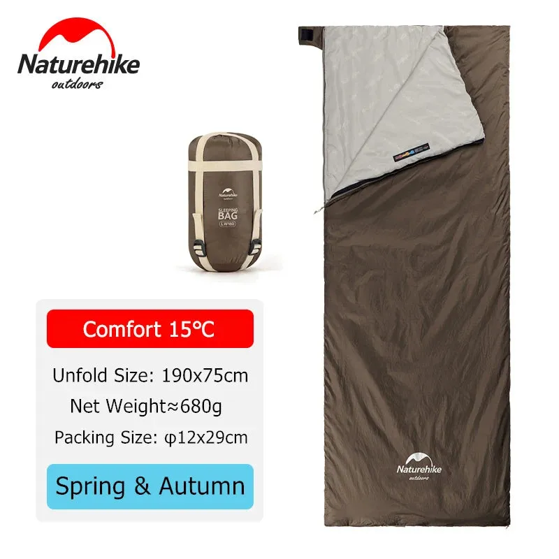 Ultralight Waterproof Cotton Sleeping Bag - Nature Hike Summer Hiking and Camping Tent Sleeping Bag