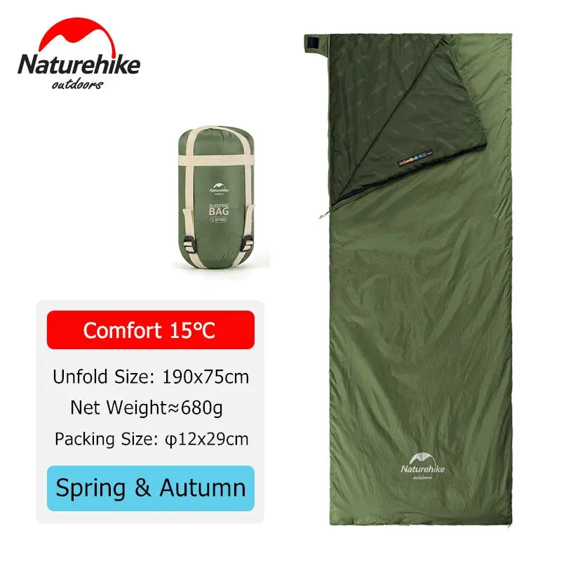 Ultralight Waterproof Cotton Sleeping Bag - Nature Hike Summer Hiking and Camping Tent Sleeping Bag