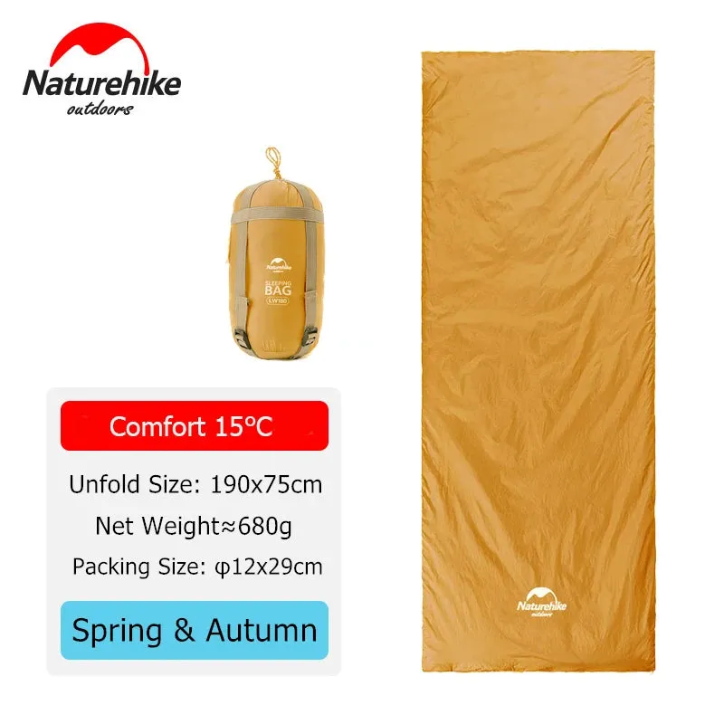 Ultralight Waterproof Cotton Sleeping Bag - Nature Hike Summer Hiking and Camping Tent Sleeping Bag