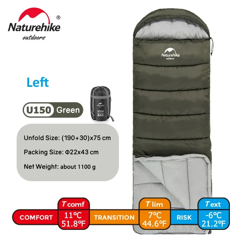 Ultralight Winter Cotton Sleeping Bag for Two – Warm, Spliceable, and Perfect for Camping