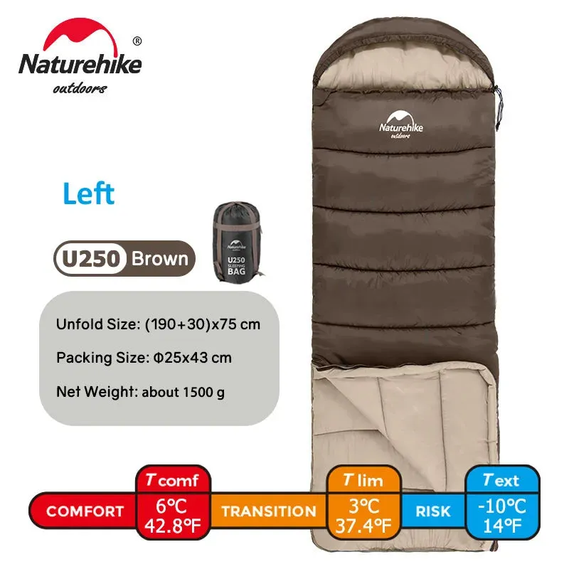 Ultralight Winter Cotton Sleeping Bag for Two – Warm, Spliceable, and Perfect for Camping