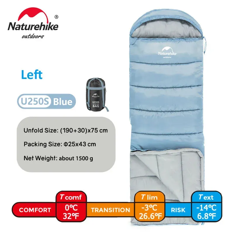 Ultralight Winter Cotton Sleeping Bag for Two – Warm, Spliceable, and Perfect for Camping