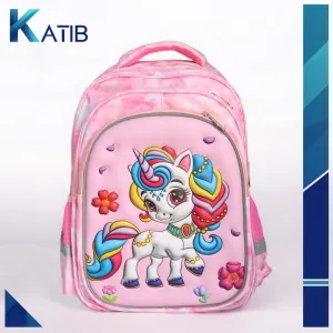 Unicorn Themed Waterproof School Bag [PD]