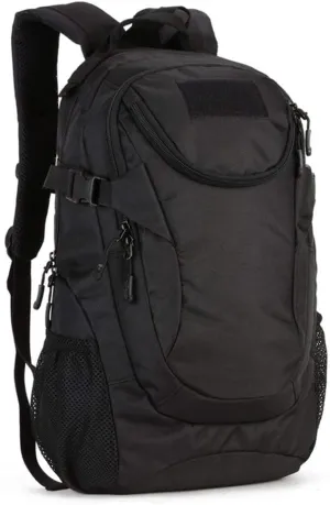 UNISTRENGH 25L Backpack Military Tactical Daypack Water-resistance Assault Gear Rucksack for Hunting Trekking Travelling (Black)