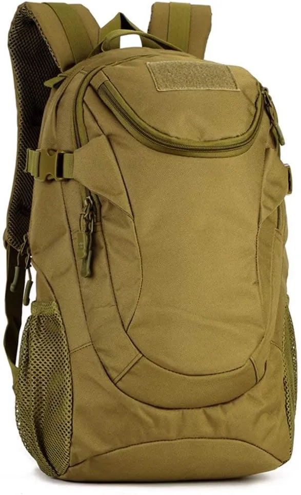 UNISTRENGH 25L Backpack Military Tactical Daypack Water-resistance Assault Gear Rucksack for Hunting Trekking Travelling (Coyote)