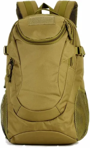 UNISTRENGH 25L Backpack Military Tactical Daypack Water-resistance Assault Gear Rucksack for Hunting Trekking Travelling (Coyote)
