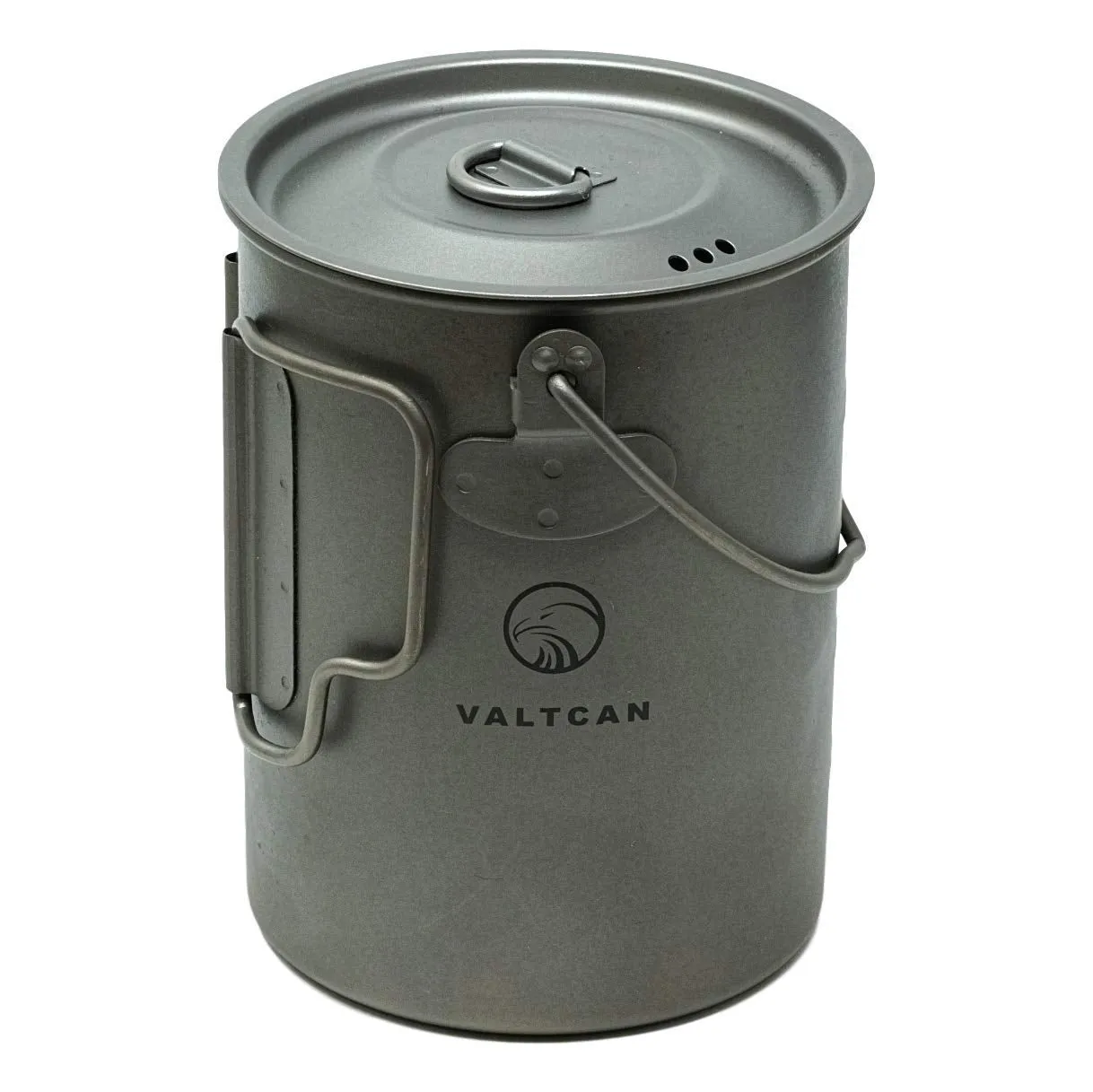 Valtcan TitanCore Titanium 900ml Pot Mug 34 fl oz Coffe Cup with Lid and Carrying Mesh Bag 134g