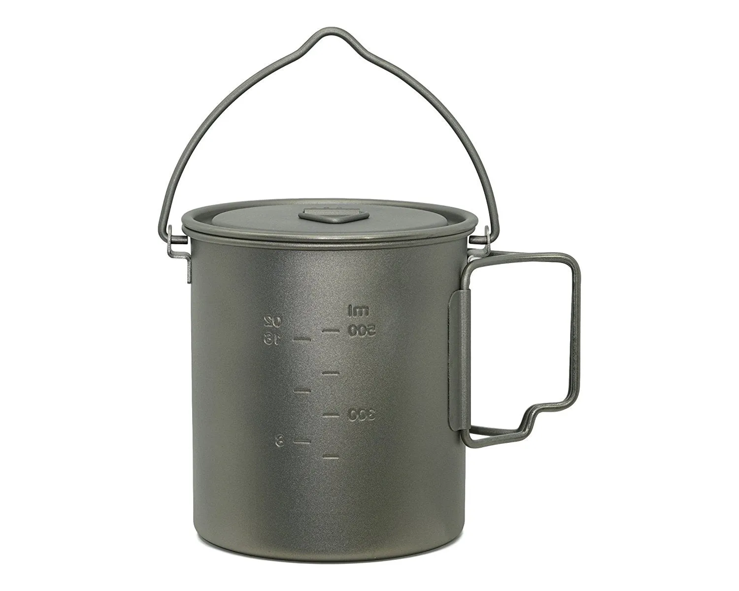 Valtcan Titanium Camping Pot 750ml with Handles 128g