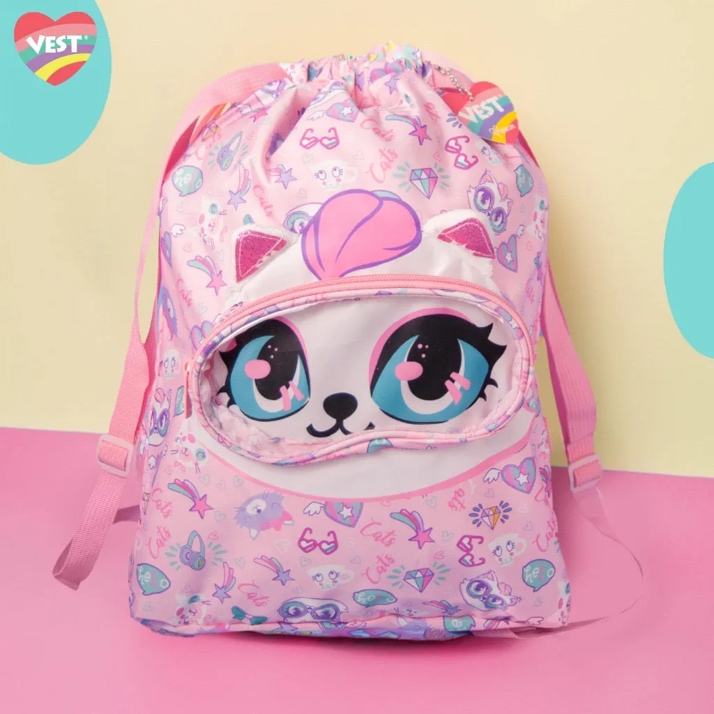 Vest Waterproof Drawstring Backpack