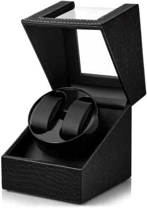 Watch Winder for Automatic Watches,Automatic Watch Winder Box,Double Watch Winder for Women's and Men's Watches with Quiet Japanese Mabuchi Motor