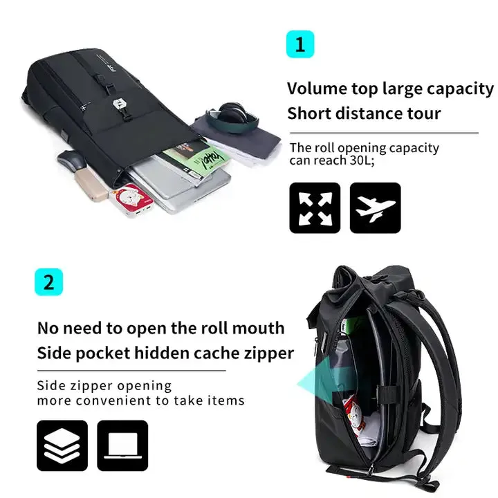Waterproof Laptop Backpack for Sophisticated Professionals