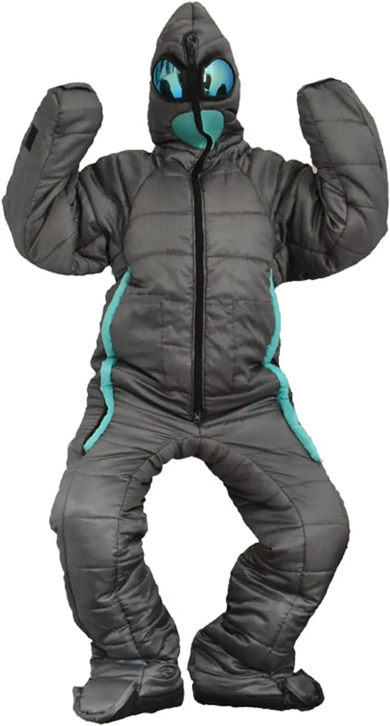 Wearable Sleeping Bag - Adult Alien Walkable Suit - Full Body Sleeping Bag for Travel, Outdoor, Hiking & Camping