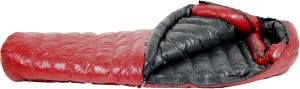 Western Mountaineering Alpinlite Sleeping Bag: 20F Down Cranberry, 6ft/Right Zip