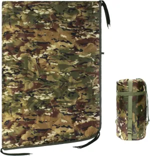 WINWAY Outdoor Down Camping Blanket Military Camping Sleeping Bag with Zipper,Packable Waterproof Lightweight Poncho Liner for Hiking,Travel, Stadium