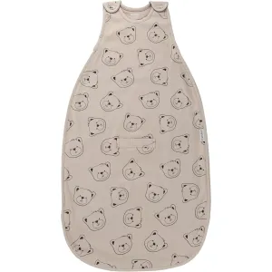 Woolino Merino Wool and Organic Cotton Ultimate Baby Sleep Sack - 4 Season Baby Wearable Blanket - Two-Way Zipper Adjustable Sleeping Bag - Universal Size (2-24 Months) - Teddy Bear