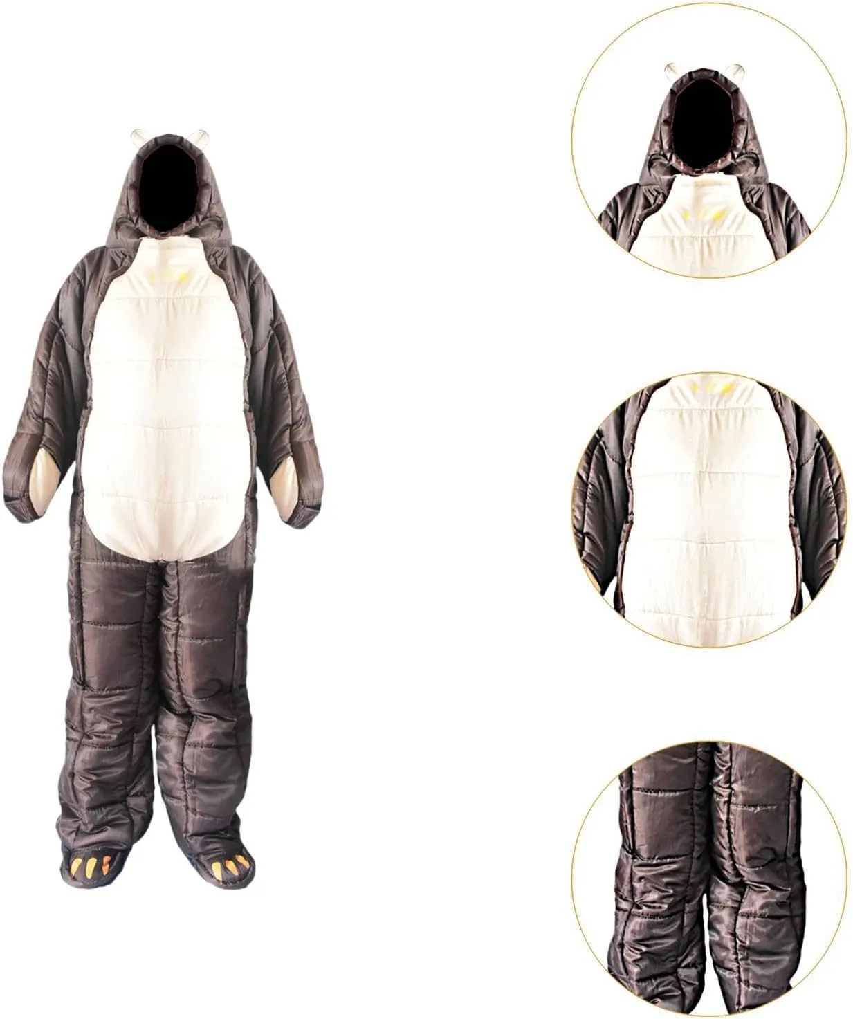 YIJU Mummy Sleeping Bag Camping Sleeping Bag Portable Winter Warm Humanoid Sleep Bag for Indoor Outdoor Activities Backpacking