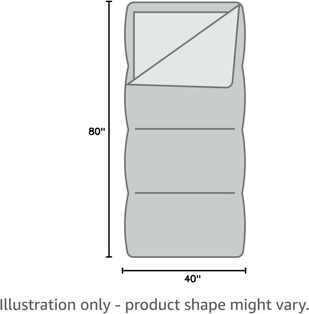 Zero Degree Sleeping Bag for Adults 100% Cotton Flannel Tall and Big