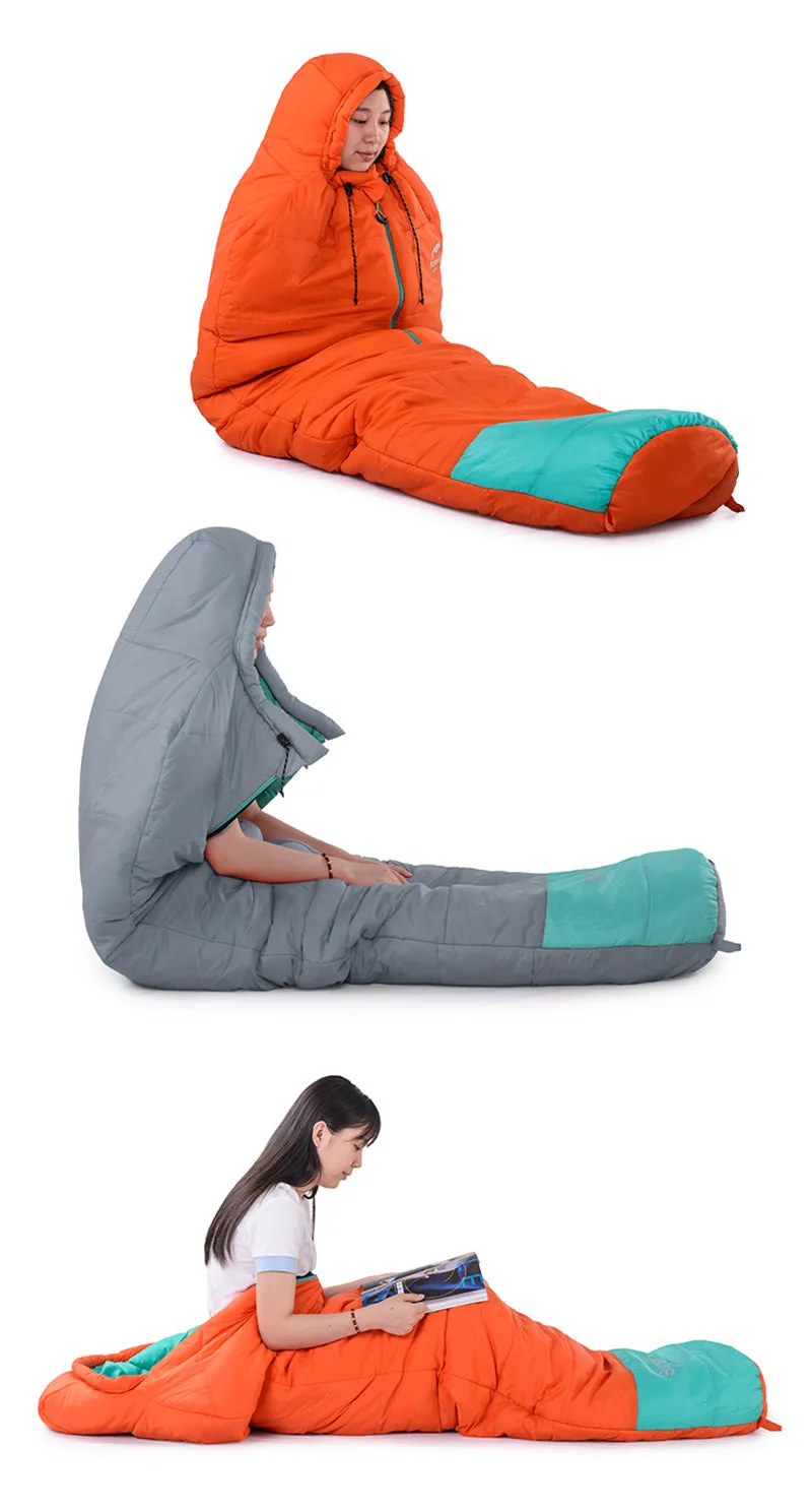 zipper Risk-free sleeping Easy-to-use with middle bag