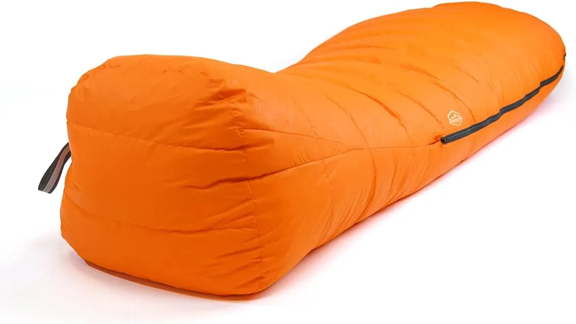 ZOOOBELIVES 10 Degree F Hydrophobic Down Sleeping Bag for Adults - Lightweight and Compact 4-Season Mummy Bag for Backpacking, Camping, Mountaineering and Other Outdoor Activities – Alplive D1500